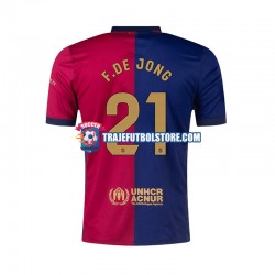 Camiseta 1ª FC Barcelona F. DE JONG 21 Hombre 2024-2025 Manga Corta