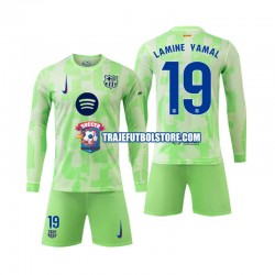 Camiseta 3ª FC Barcelona Lamine Yamal 19 Niño 2024-2025 ML