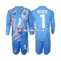 Camiseta 4ª Alemania Manuel Neuer 1 Portero Niño 2024-2025 ML