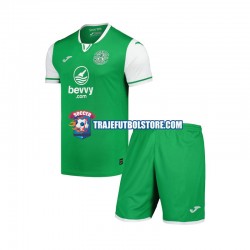 Camiseta 1ª Hibernian Niño 2024-2025 Manga Corta