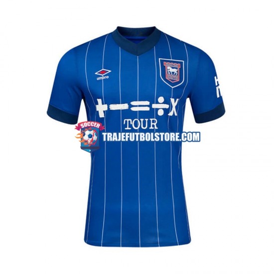 Camiseta 1ª Ipswich Town Hombre 2024-2025 Manga Corta