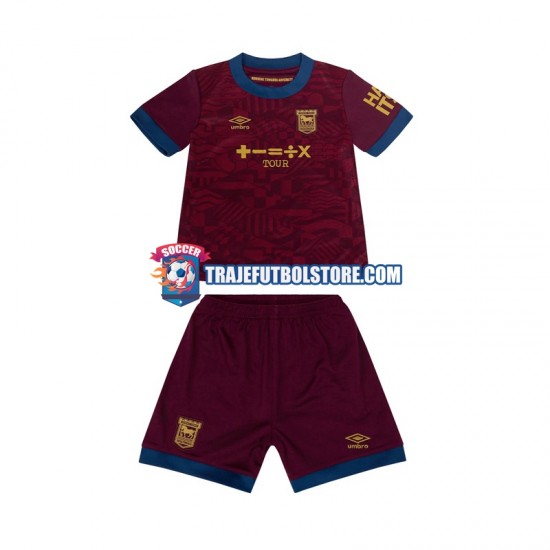 Camiseta 2ª Ipswich Town Niño 2024-2025 Manga Corta