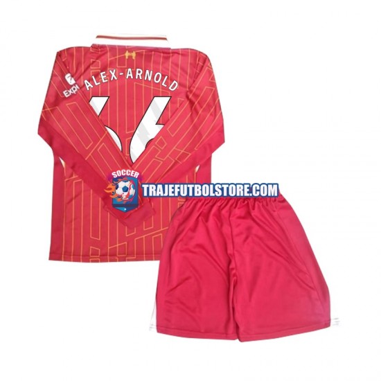 Camiseta 1ª Liverpool Alexander-Arnold 66 Niño 2024-2025 ML