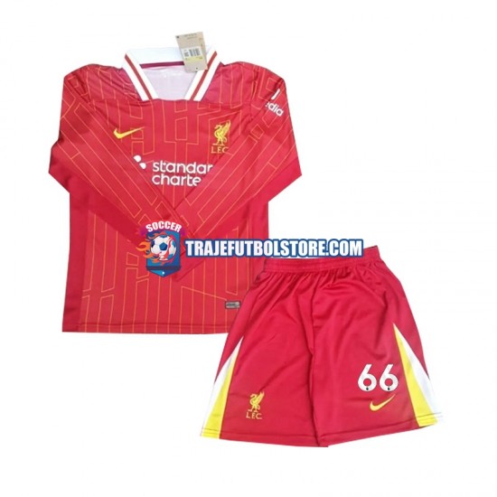 Camiseta 1ª Liverpool Alexander-Arnold 66 Niño 2024-2025 ML