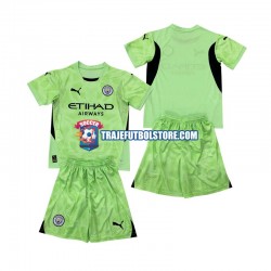Camiseta 4ª Manchester City 2 Portero Niño 2024-2025 Manga Corta