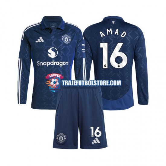 Camiseta 1ª Manchester United Amad 16 Niño 2024-2025 ML