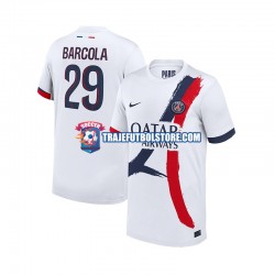 Camiseta 2ª Paris Saint-Germain Bradley Barcola 29 Hombre 2024-2025 Manga Corta