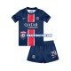 Camiseta 1ª Paris Saint-Germain Bradley Barcola 29 Niño 2024-2025 Manga Corta