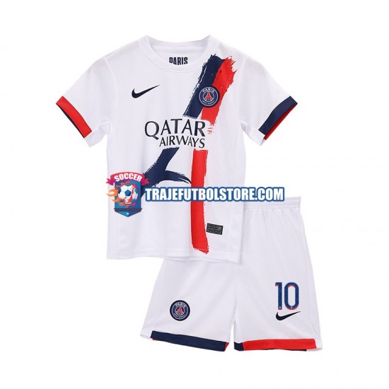 Camiseta 2ª Paris Saint-Germain Ousmane Dembele 10 Niño 2024-2025 Manga Corta