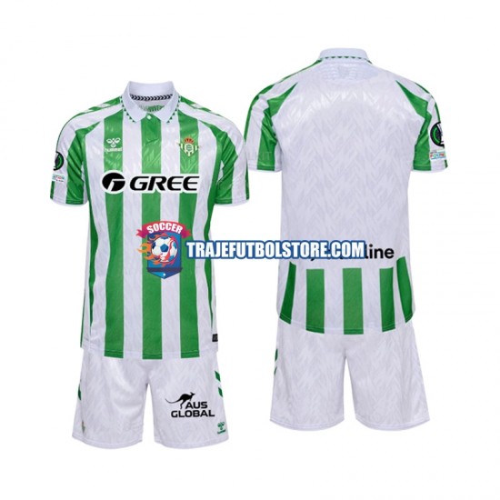 Camiseta 1ª Real Betis Niño 2024-2025 Manga Corta