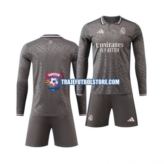 Camiseta 3ª Real Madrid Niño 2024-2025 ML
