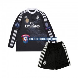 Camiseta 3ª Real Madrid 2014 Retro Niño ML