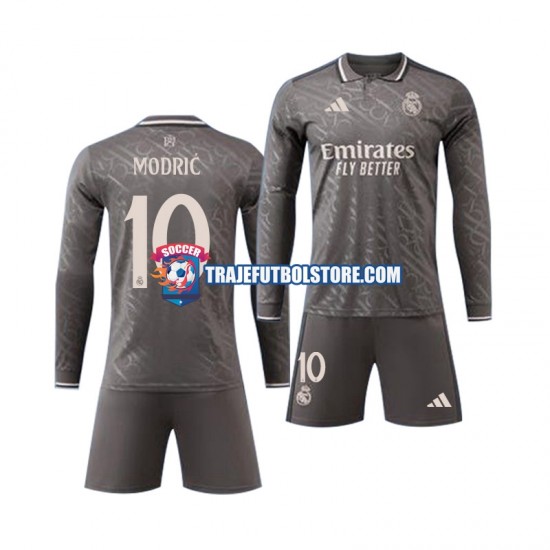 Camiseta 3ª Real Madrid Modrić Luka 10 Niño 2024-2025 ML