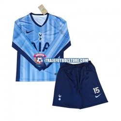 Camiseta 2ª Tottenham Hotspur Bergvall 15 Niño 2024-2025 ML