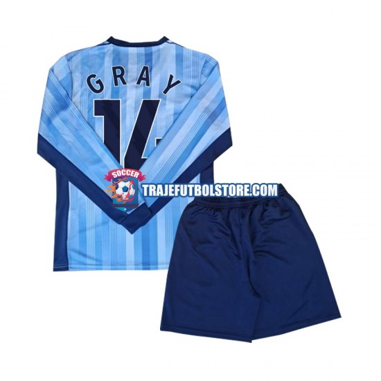 Camiseta 2ª Tottenham Hotspur Gray 14 Niño 2024-2025 ML