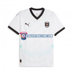 Camiseta 2ª Austria Hombre Euro 2024 Manga Corta