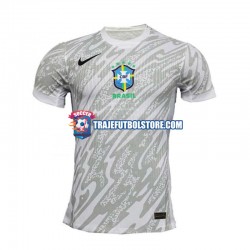 Camiseta 1ª Brasil Portero Hombre 2024 Manga Corta