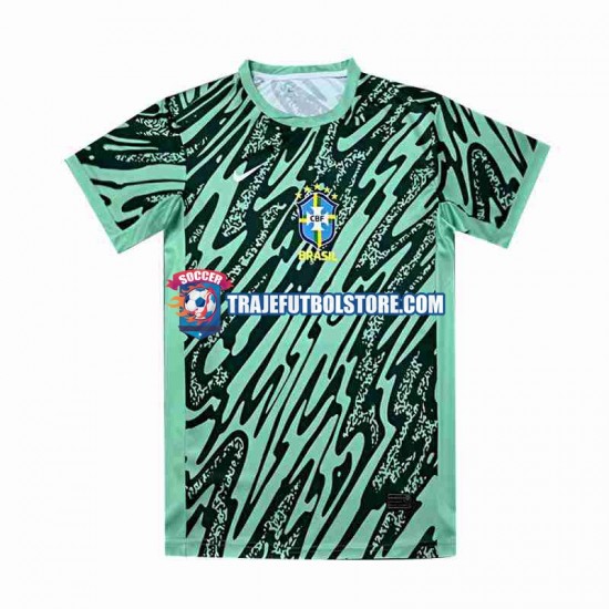 Camiseta 3ª Brasil Portero Hombre 2024 Manga Corta