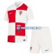 Camiseta 1ª Croacia Niño Euro 2024 Manga Corta