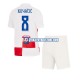 Camiseta 1ª Croacia Mateo Kovacic 8 Niño Euro 2024 Manga Corta