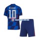Camiseta 2ª Croacia Modrić 10 Niño Euro 2024 Manga Corta