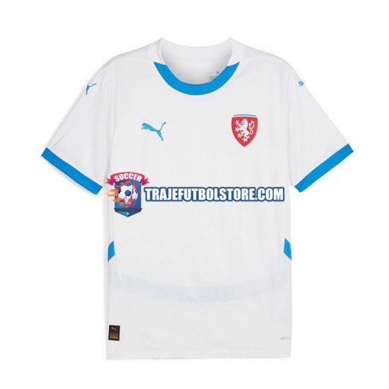 Camiseta 2ª República Checa Hombre Euro 2024 Manga Corta