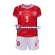 Camiseta 1ª Dinamarca Hojlund 9 Niño Euro 2024 Manga Corta