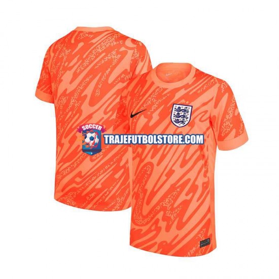 Camiseta 1ª Inglaterra Portero Hombre Euro 2024 Manga Corta
