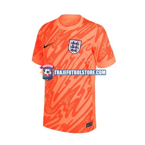 Camiseta 1ª Inglaterra Portero Hombre Euro 2024 Manga Corta