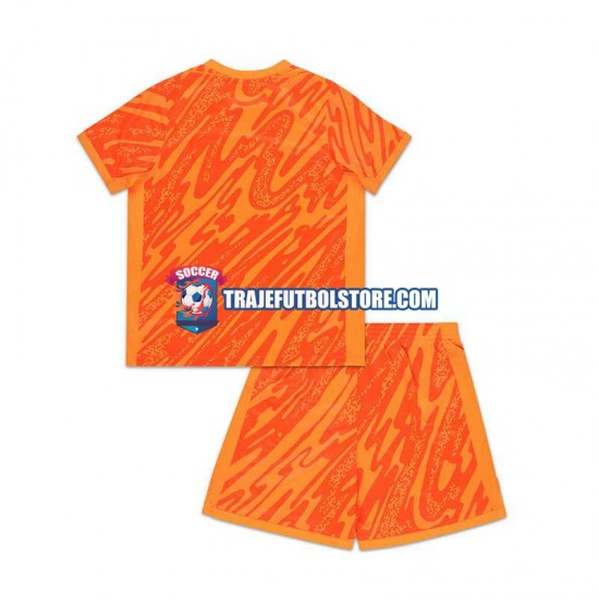 Camiseta 1ª Inglaterra Portero Niño Euro 2024 Manga Corta