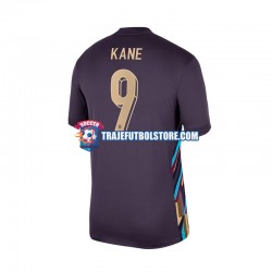 Camiseta 2ª Inglaterra Harry Kane 9 Hombre Euro 2024 Manga Corta