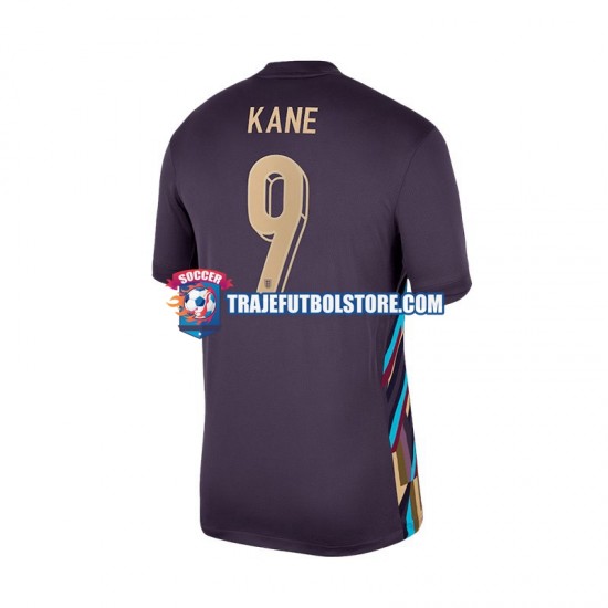 Camiseta 2ª Inglaterra Harry Kane 9 Hombre Euro 2024 Manga Corta