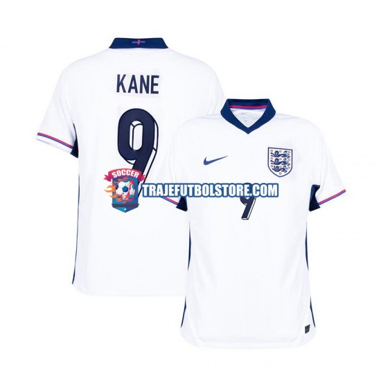 Camiseta 1ª Inglaterra Harry Kane 9 Hombre Euro 2024 Manga Corta