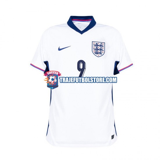 Camiseta 1ª Inglaterra Harry Kane 9 Hombre Euro 2024 Manga Corta