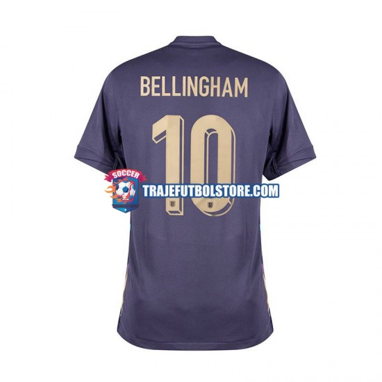 Camiseta 2ª Inglaterra Jude Bellingham 10 Hombre Euro 2024 Manga Corta