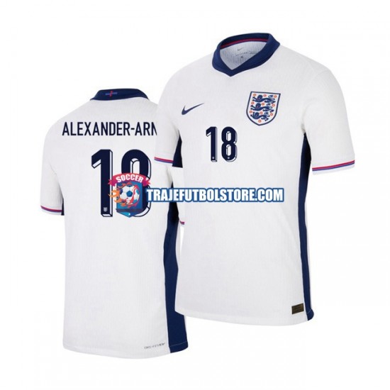 Camiseta 1ª Inglaterra Trent Alexander-Arnold 18 Hombre Euro 2024 Manga Corta