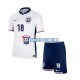 Camiseta 1ª Inglaterra Trent Alexander-Arnold 18 Niño Euro 2024 Manga Corta