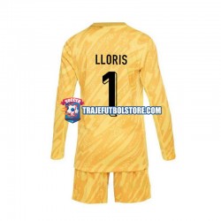 Camiseta 1ª Francia Hugo Lloris 1 Portero Niño Euro 2024 ML