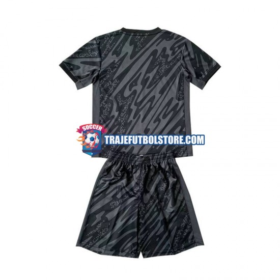 Camiseta 2ª Francia Portero Niño Euro 2024 Manga Corta