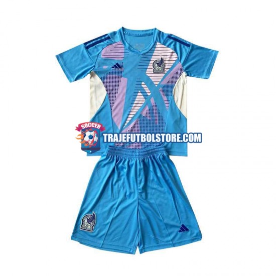 Camiseta 3ª México Portero Niño 2024 Manga Corta