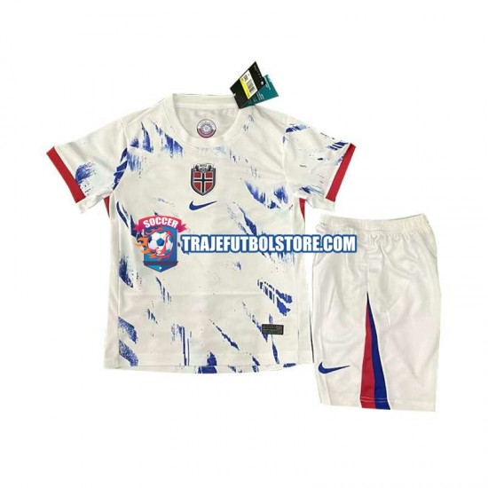 Camiseta 2ª Noruega Niño 2024 Manga Corta