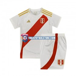 Camiseta 1ª Perú Niño 2024 Manga Corta