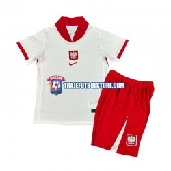 Camiseta 1ª Polonia Niño Euro 2024 Manga Corta