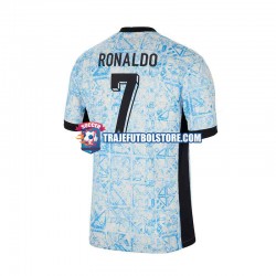 Camiseta 2ª Portugal Cristiano Ronaldo 7 Hombre Euro 2024 Manga Corta