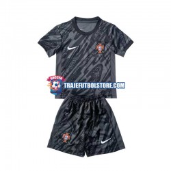 Camiseta 2ª Portugal Portero Niño Euro 2024 Manga Corta