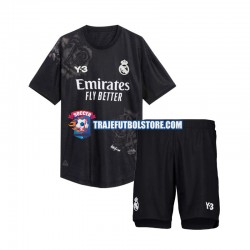 Camiseta 4ª Real Madrid Y3 Portero Niño 2023-2024 Manga Corta