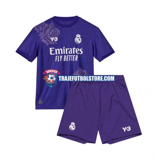 Camiseta 4ª Real Madrid Niño 2023-2024 Manga Corta