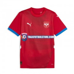 Camiseta 1ª Serbia Hombre Euro 2024 Manga Corta