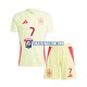 Camiseta 2ª España Alvaro Morata 7 Niño Euro 2024 Manga Corta