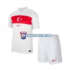 Camiseta 1ª Turquía Niño Euro 2024 Manga Corta